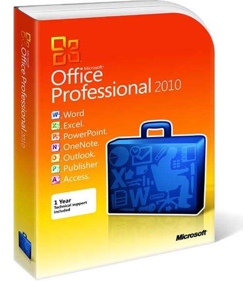 MS OFFICE 2010 PROFESSIONAL - FULL RETAIL VERSION -** FACTORY SEALED**