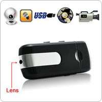 !!!FREE SHIPPING!!!USB Flash Disk Spy DVR with HD Pinhole Camera Support Motion Detection