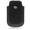 Original Dormancy Leather Handheld Holster Skin Pouch Case Black for BlackBerry 9700
