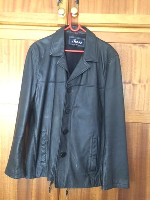 TASS Black Leather Jacket