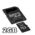 BRAND NEW 2GB MICRO SD CARD WITH ADAPTER