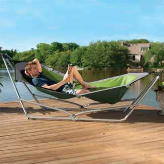 HAMMOCK WITH STAND IN HANDY CARRY BAG