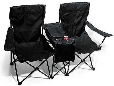 TANDEM CAMPING CHAIR IN HANDY CARRY BAG