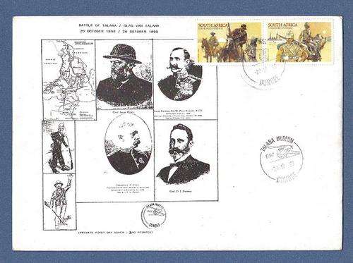 Private Cover ::BOER WAR :: Battle of TALANA 20/10/1999 :: Only 200 printed