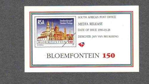 Press / Media Release .... Bloenfontein 150