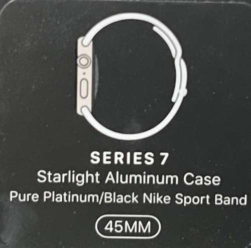 Apple Watch Nike Series 7 GPS 45mm Starlight Aluminium
