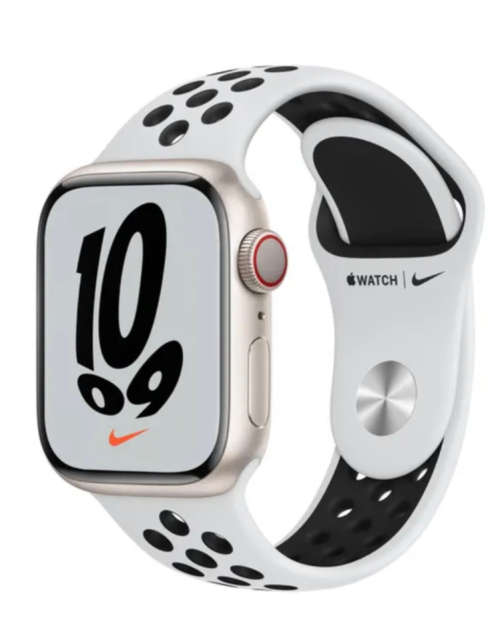 Apple Watch Nike Series 7 GPS 45mm Starlight Aluminium