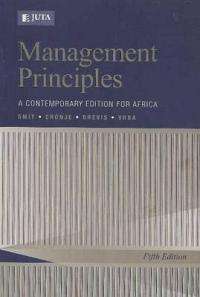 Management Principles - A Contemporary Edition For Africa(Fifth Edition)