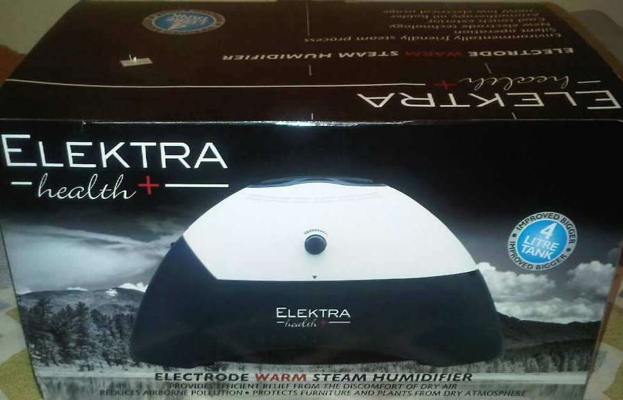 Electrode warm steam humidifier - 4L tank