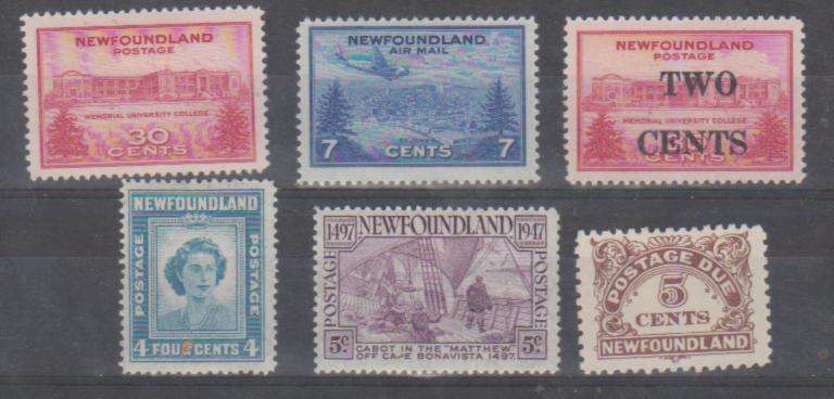 NEWFOUNDLAND HINGED MINT