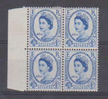 GB QE11 MOUNTED MINT BLOCK OF 4X 4d