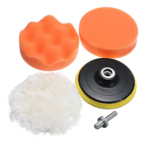 5 inch Sponge Polishing Waxing Buffing Pad Kit For Car Polisher Buffer (6 Piece)
