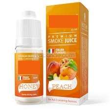 0mg HONEY PEACH Electronic Cigarette Smoking Liquid 10ml - Save on shipping!!