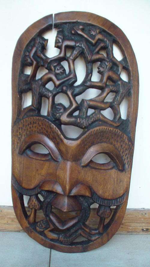 Hand Carved African Mask