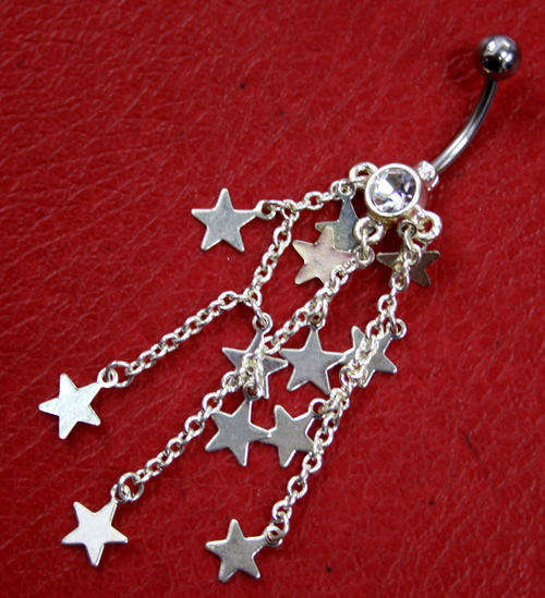 SHOOTING STARS BELLY RING