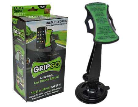 GripGo Universal Car Phone Mount