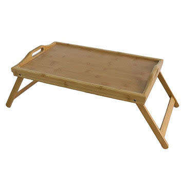Multipurpose Stylish Bamboo Folding Desk / Tray