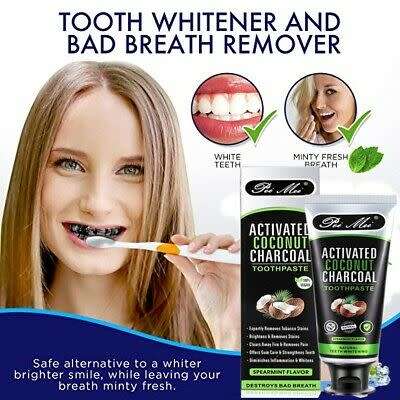 Activated Coconut Charcoal Toothpaste