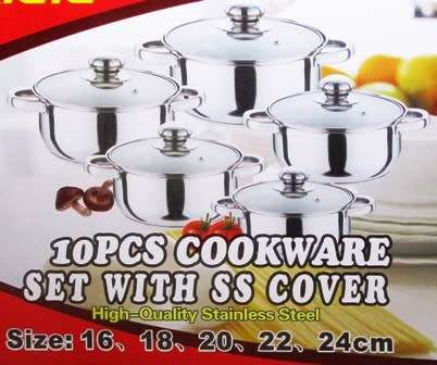 Pot Set 10 Piece