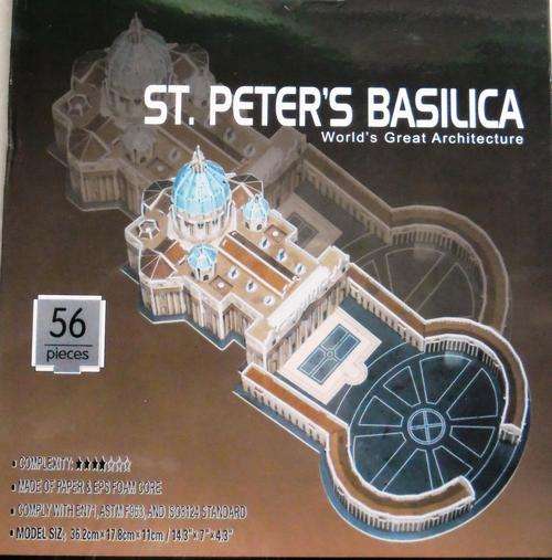 3D PUZZLE ST. PETERS BASILICA