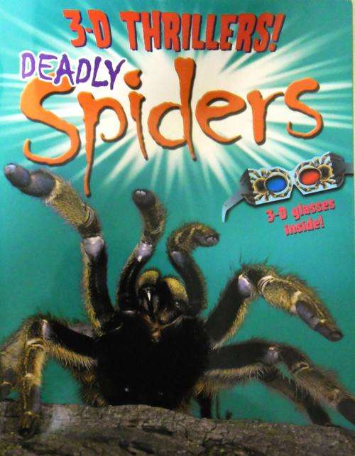 3D THRILLERS! BOOK - DEADLY SPIDERS