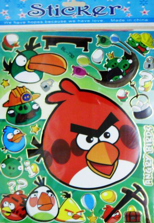 ANGRY BIRDS STICKERS