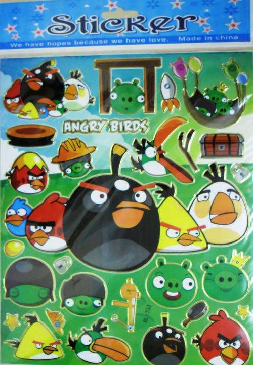 ANGRY BIRDS STICKERS