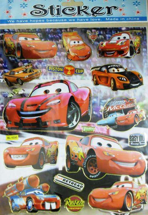 CARS STICKERS