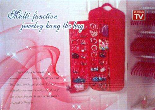 MULTI FUNCTION JEWELRY HANG THE BAG - MAROON
