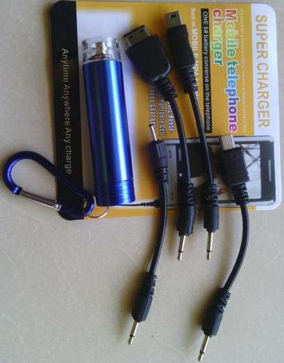 MOBILE PHONE CHARGER BLUE