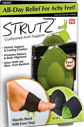 STRUTZ CUSHIONED ARCH SUPPORTS