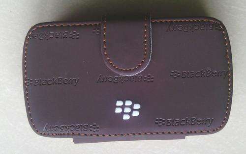 BLACKBERRY 9360 POUCH BROWN WITH MAGNET BATTERY SAVER