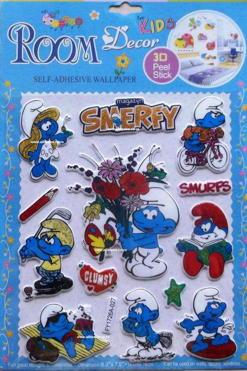SMURFS 3D STICKER