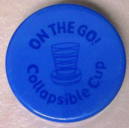 ON THE GO COLLAPSIBLE CUP BLUE