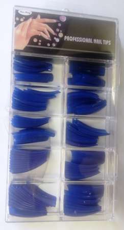 NAIL TIPS DARK BLUE 100 TIPS
