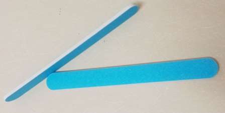 NAIL FILE LIGHT BLUE