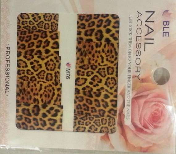 NAIL STICKERS - LEOPARD SPOTS