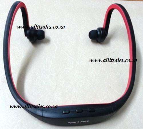 C2 SPORT MP3 PLAYER FM WIRELESS - RED