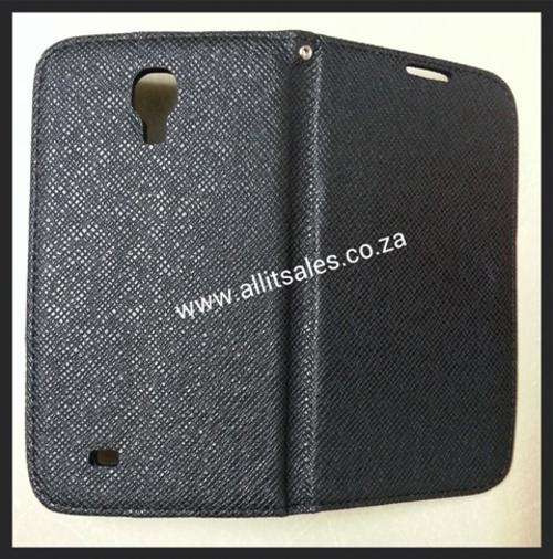 SAMSUNG GALAXY S4/I9500 FLAP COVER BLACK