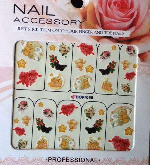 NAIL STICKERS - TEDDY BEARS