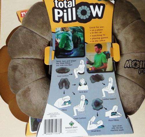 TOTAL PILLOW - BROWN