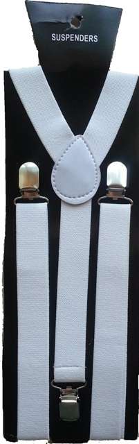 SUSPENDERS - WHITE