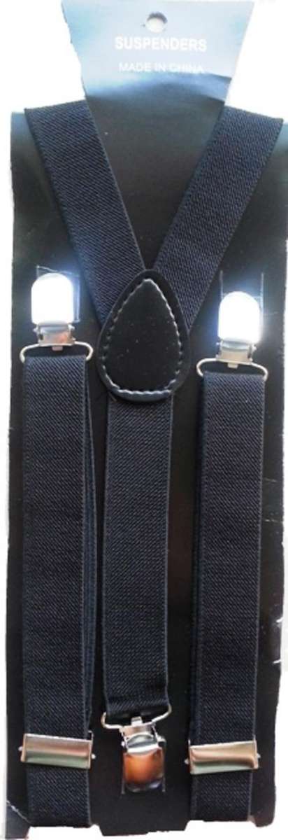 SUSPENDERS - BLACK