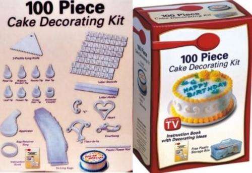 100 PIECE CAKE DECORATING KIT