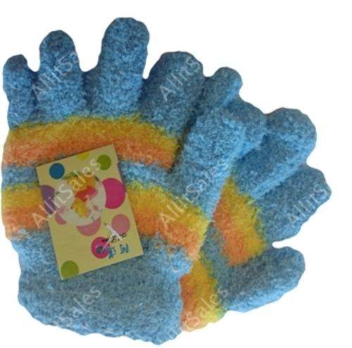 WINTER KIDS HAND GLOVES - LIGHT BLUE