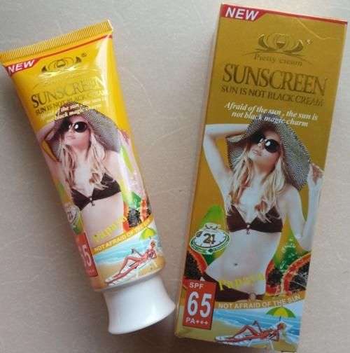 SUNSCREEN  SPF64 PAPAYA 120g