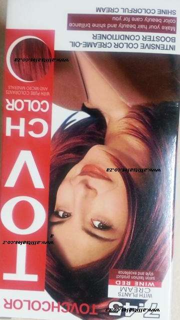 HAIR COLOR - WINE RED