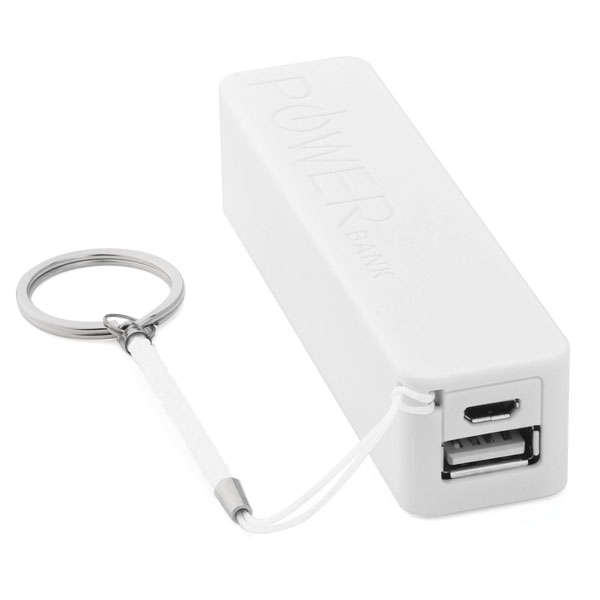 Power Bank 2600mAh White