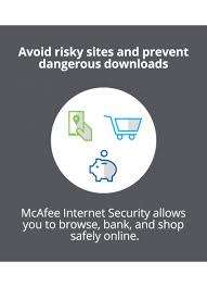 Retail McAfee Internet Security 2019 Licensed for 1 PC - 1-Year Subscription Global Serial Code