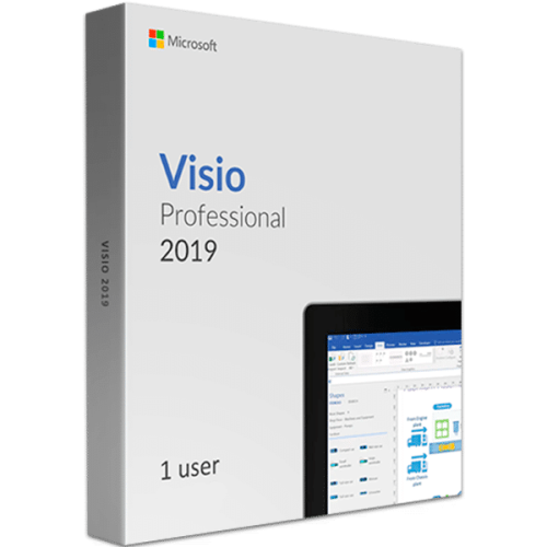 Microsoft Visio Professional 2019 Retail FPP Licensed Product for 1 Windows 10 Device - BID OFFER!!
